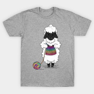 Crocheting Sheep T-Shirt